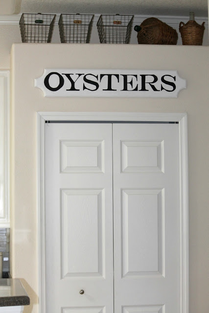 making signs, painted signs, oyster sign, beach sign, coastal sign