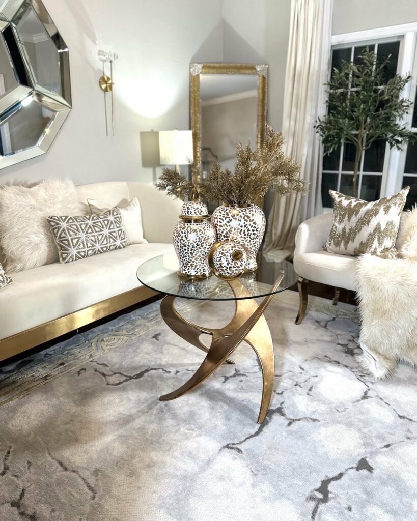 50+ Glam Living Room Ideas That Will Transform Your Home - No ...