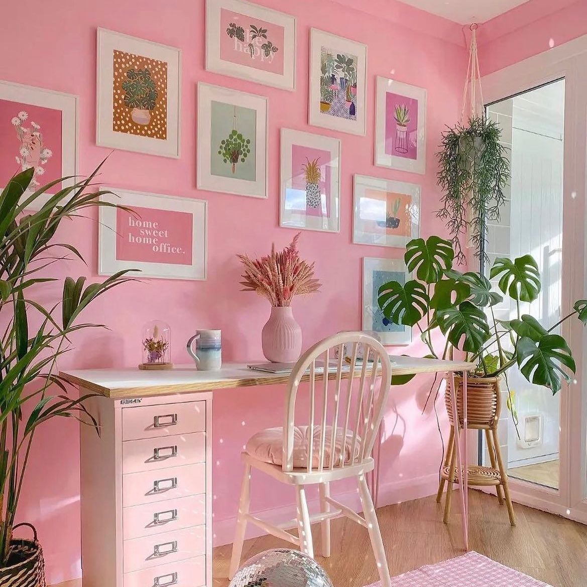 pink home decor