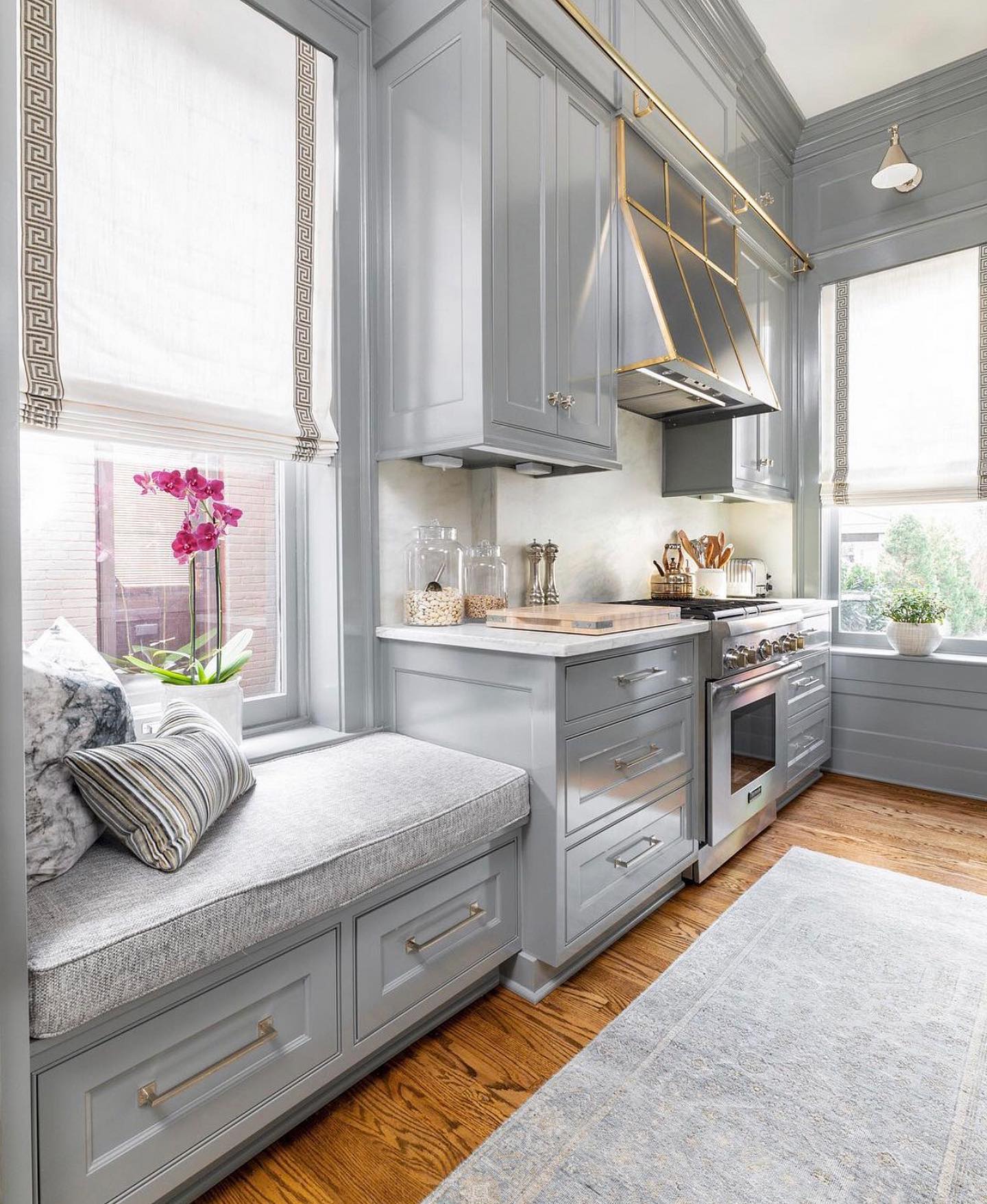 light gray kitchen cabinets