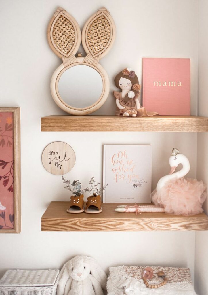 What To Put On Nursery Shelves