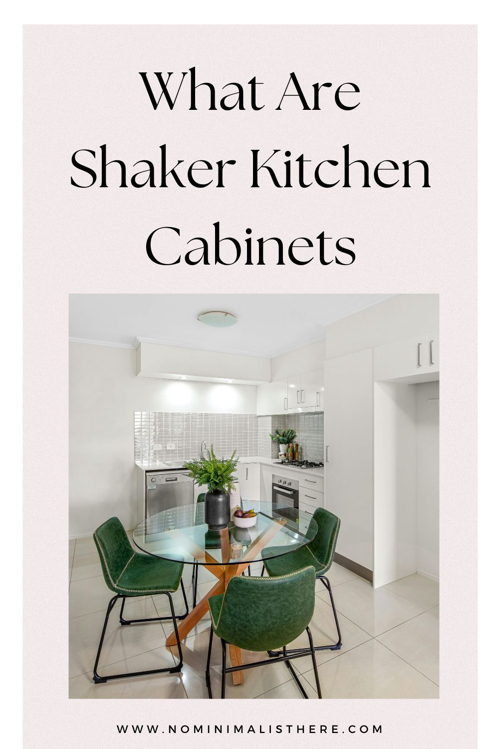 pinterest image about What Are Shaker Kitchen Cabinets